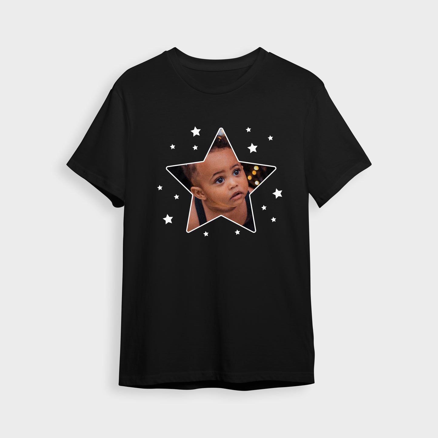 Photo Upload T-Shirt Star