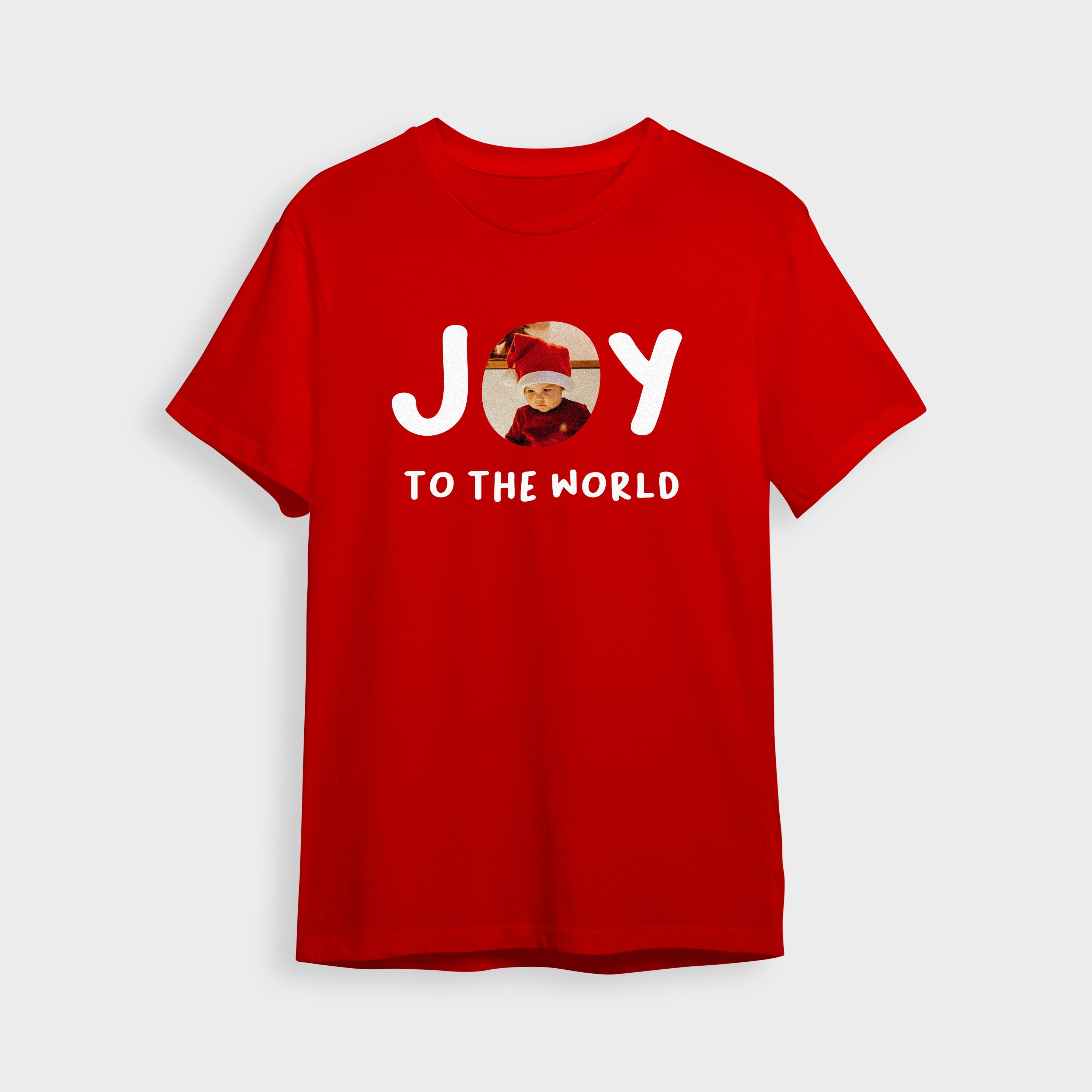 Photo Upload T-Shirt Joy to the World
