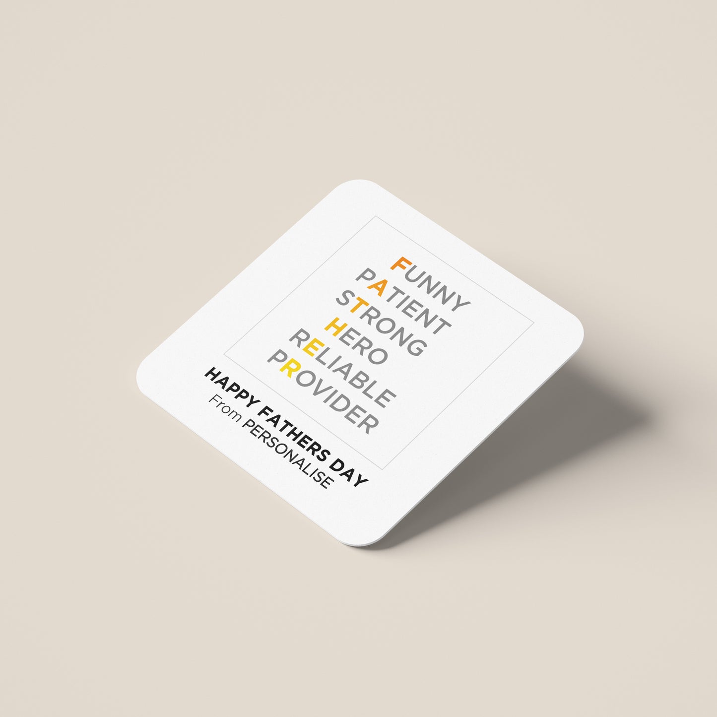 Personalised Coaster - Scrabble