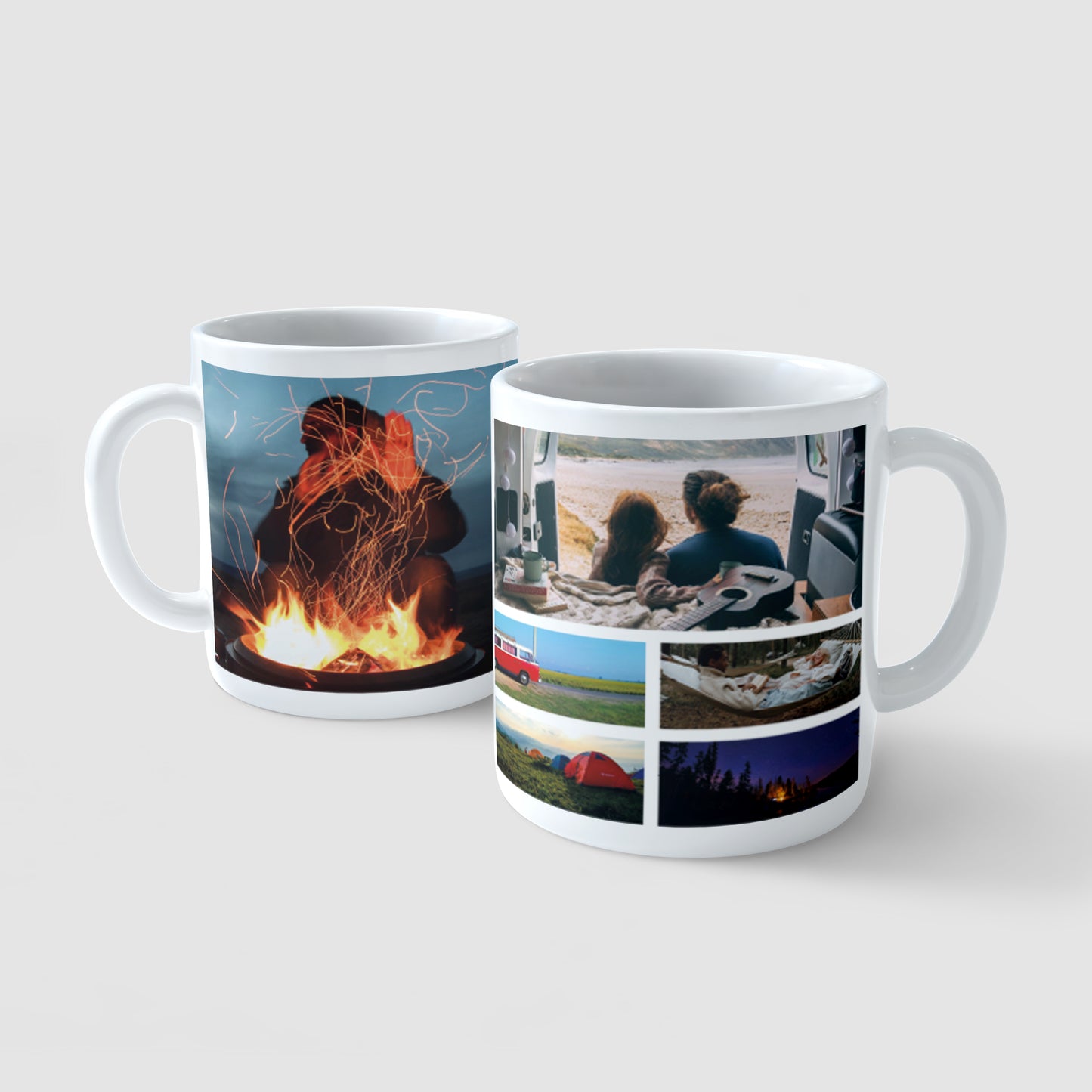 Six Photo Upload Mug - Tiled