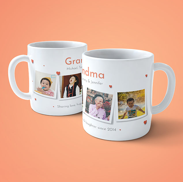 Personalised Photo Mug - Grandma Polaroid