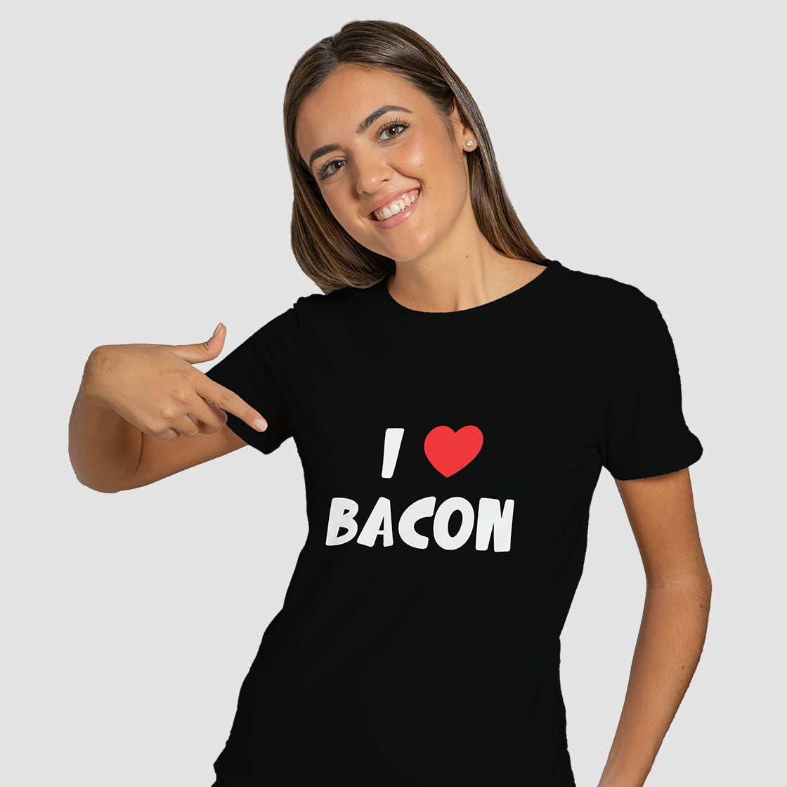 I Love Bacon T Shirt Custom Gifts