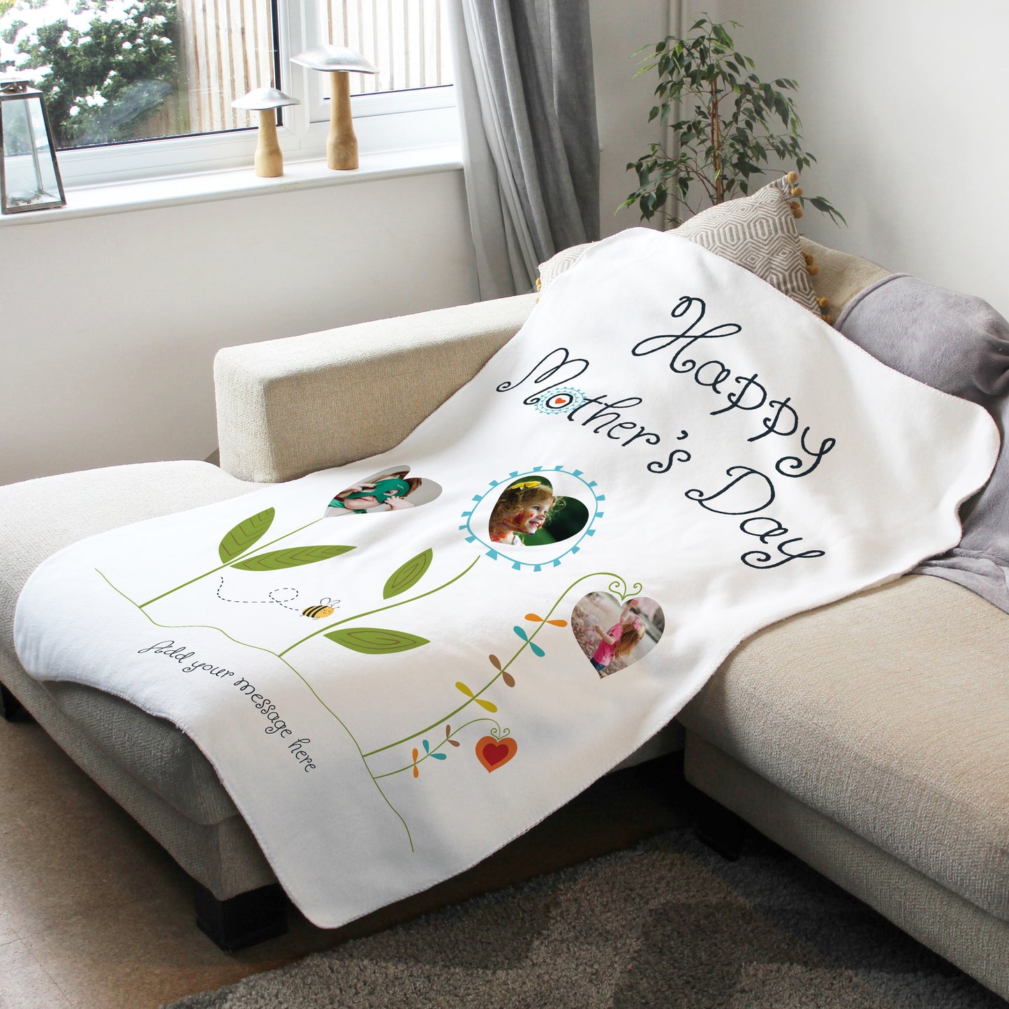 Happy Mother's Day Personalised Blanket