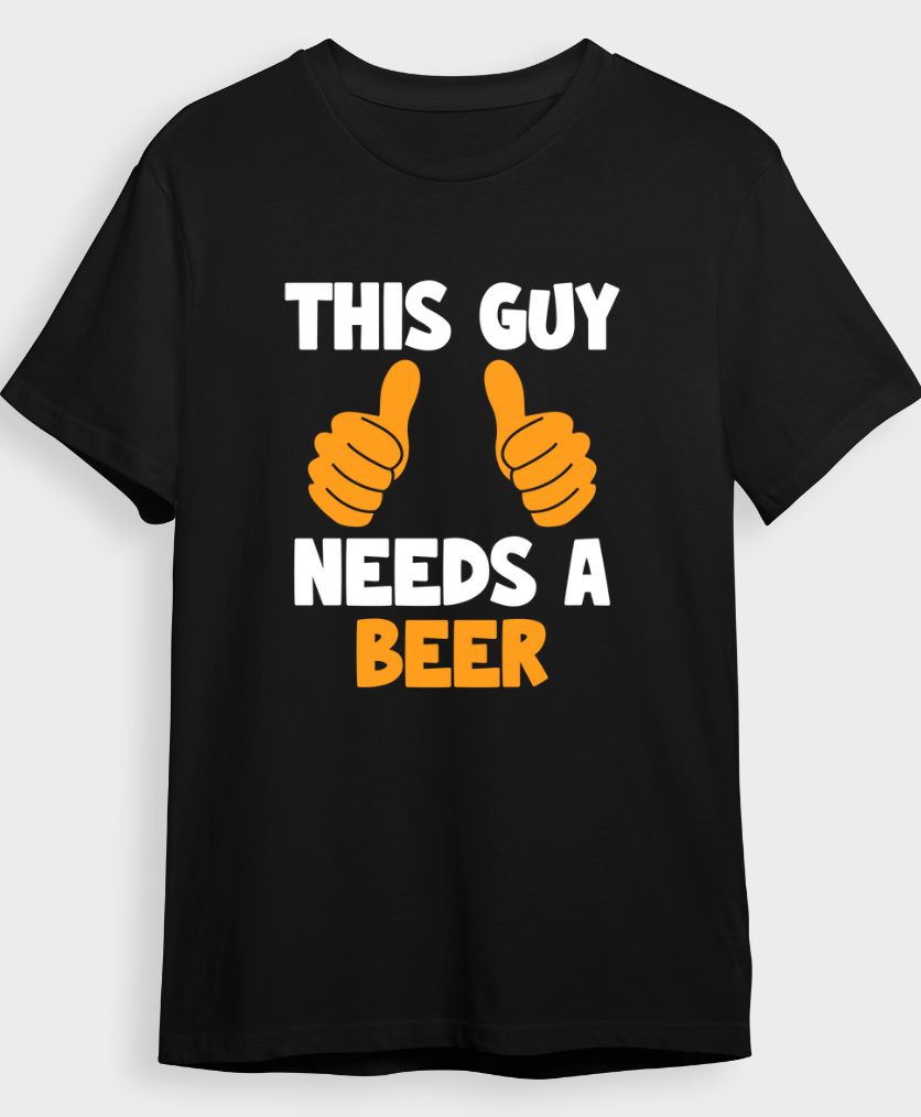 "This Guy Needs A Beer" T-Shirt