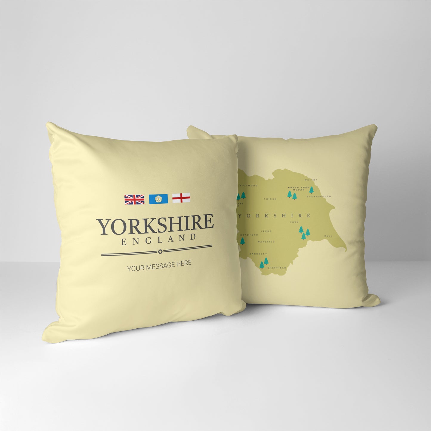 Personalised County Cushion - Yorkshire