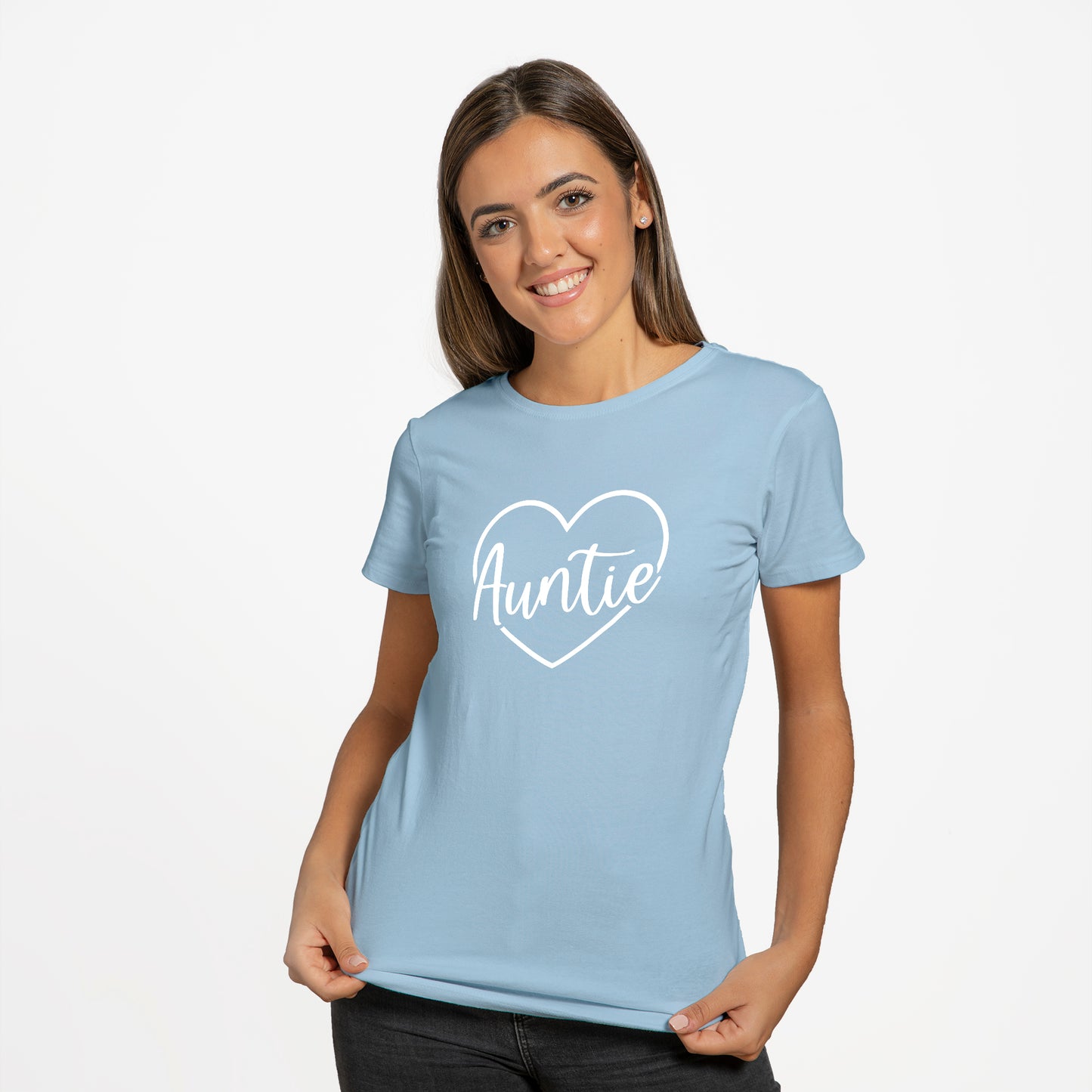 'Auntie Heart' T-Shirt - Custom Gifts