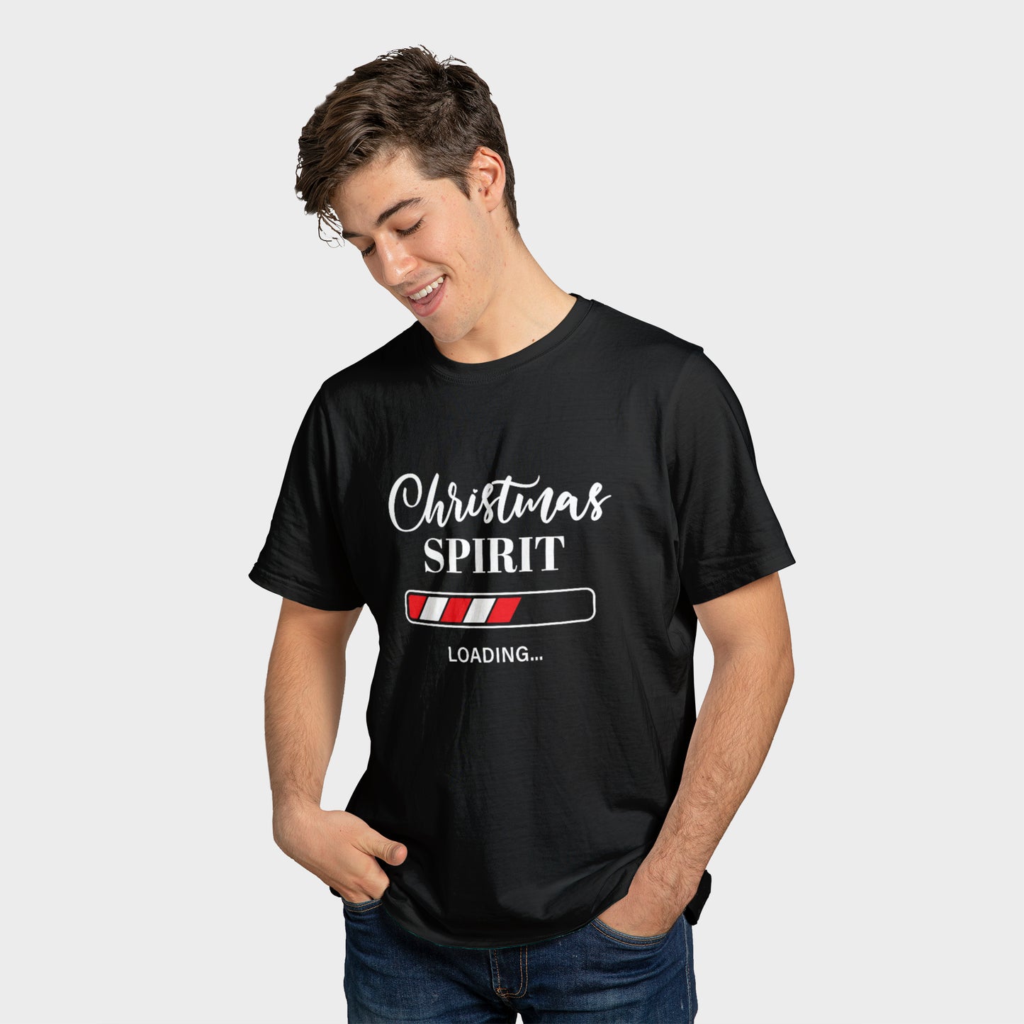 'Christmas Spirit Loading' T-Shirt - Custom Gifts