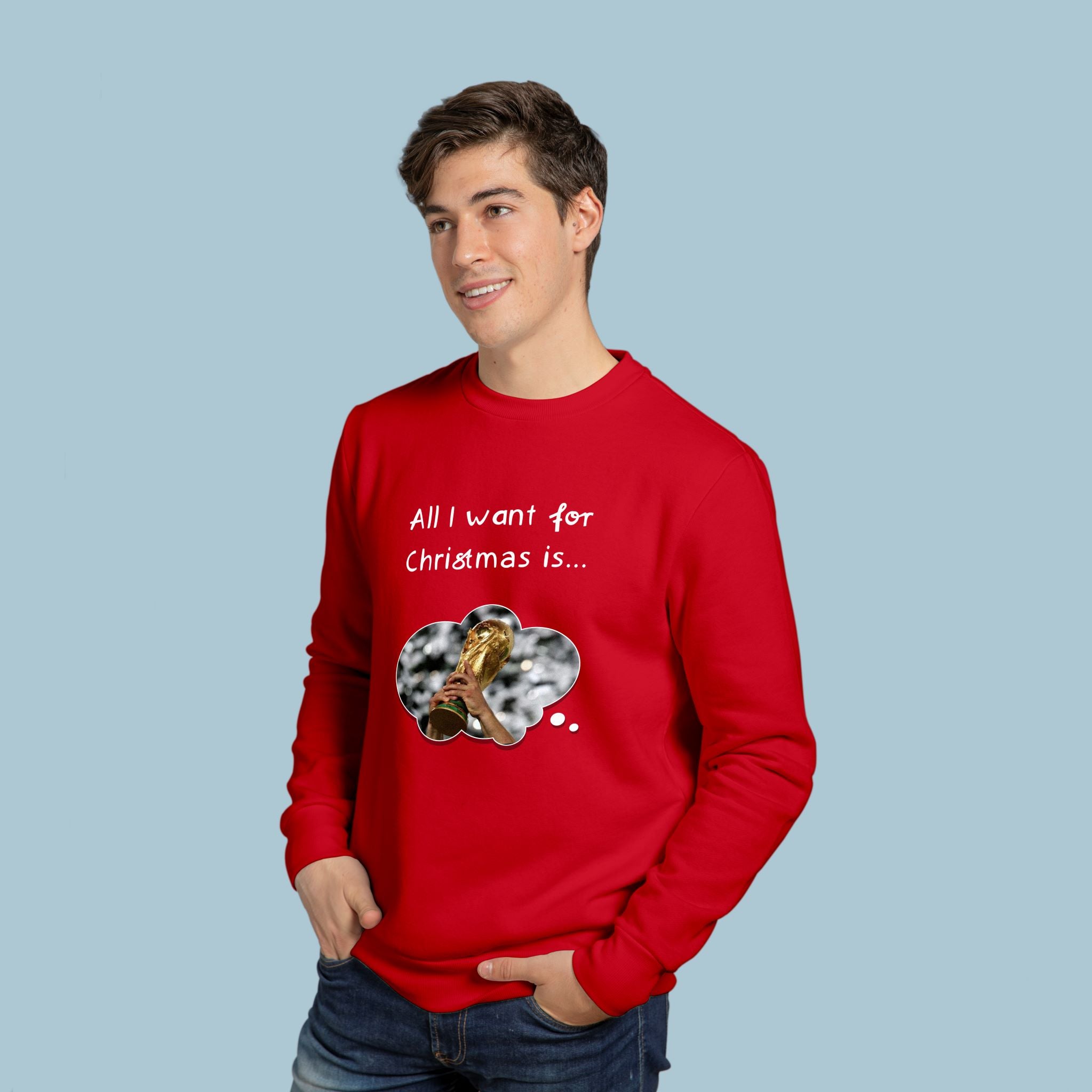 Photo Upload Sweatshirt All I Want For Christmas