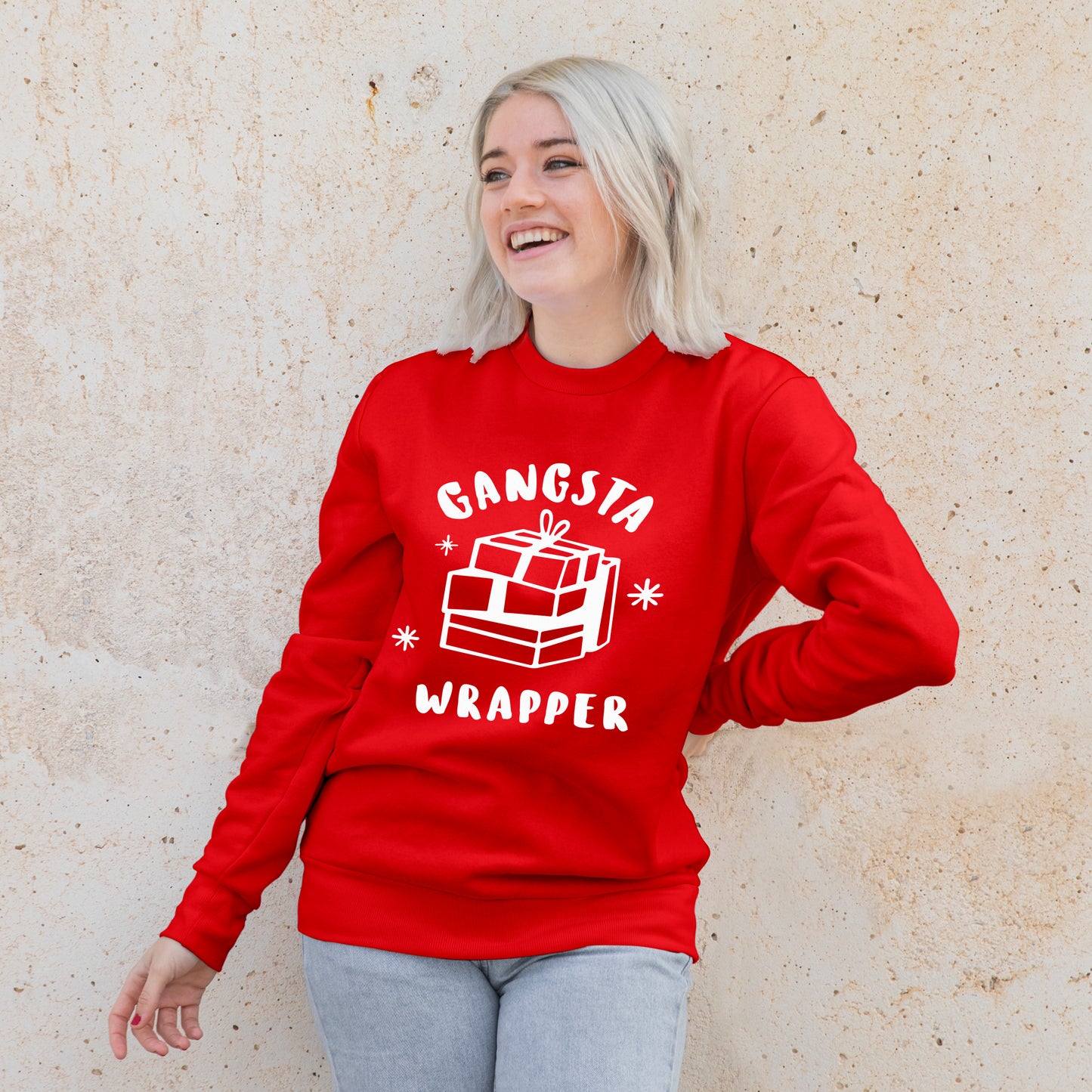 'Gangsta Wrapper' Sweatshirt - Custom Gifts