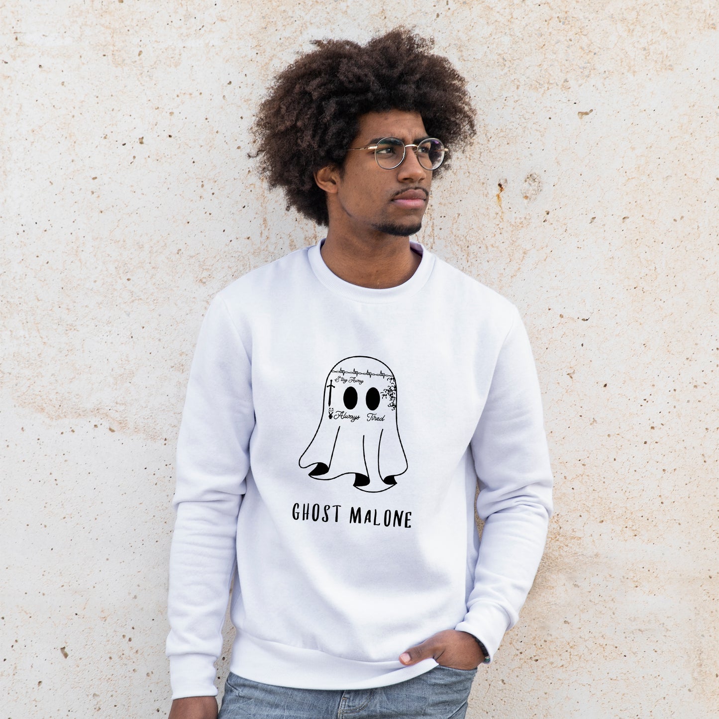 'Ghost Malone' Sweatshirt - Custom Gifts