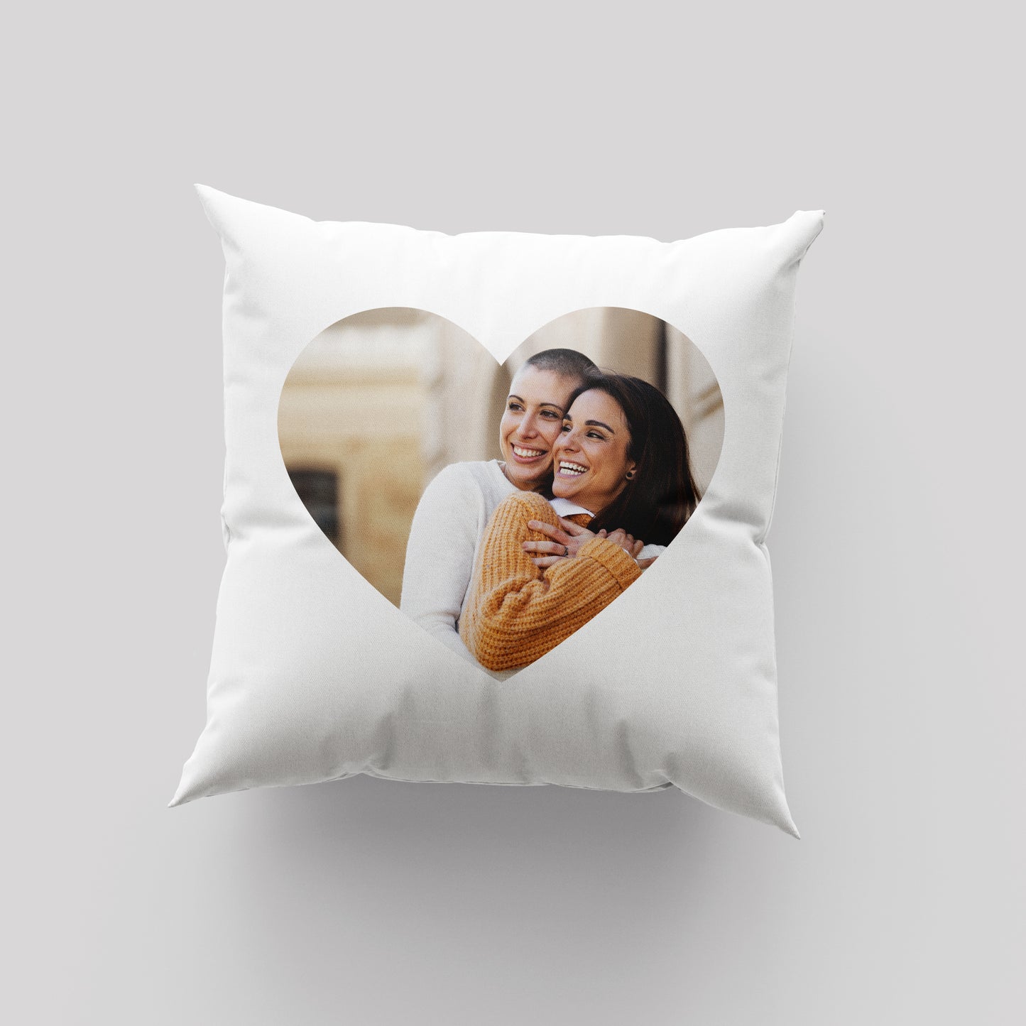 Photo Upload Cushion - Heart