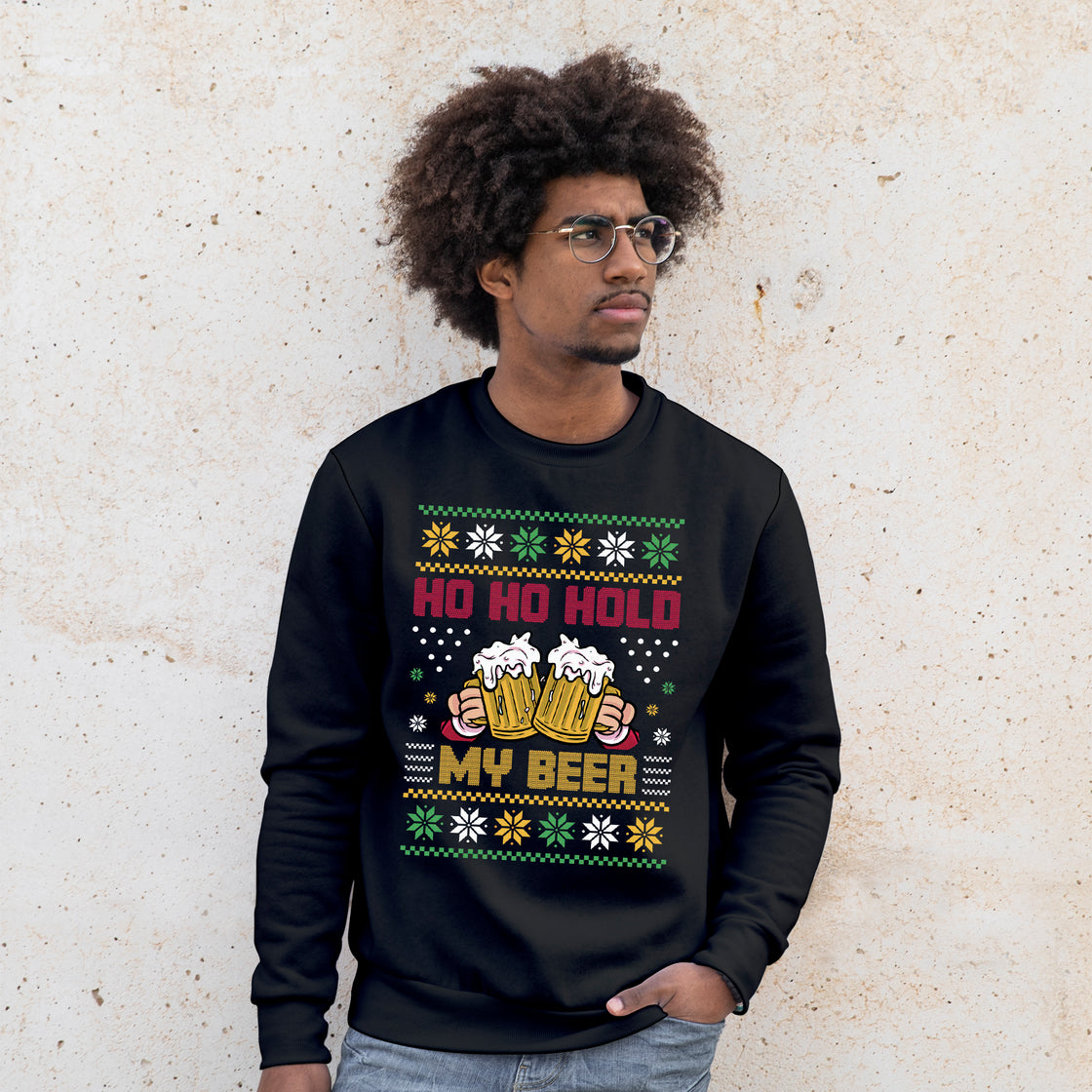 'Ho Ho Hold My Bear' Sweatshirt - Custom Gifts 