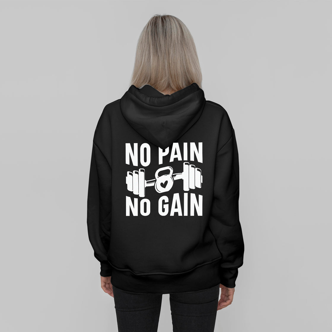 'No Pain No Gain' Hoodie - Custom Gifts 