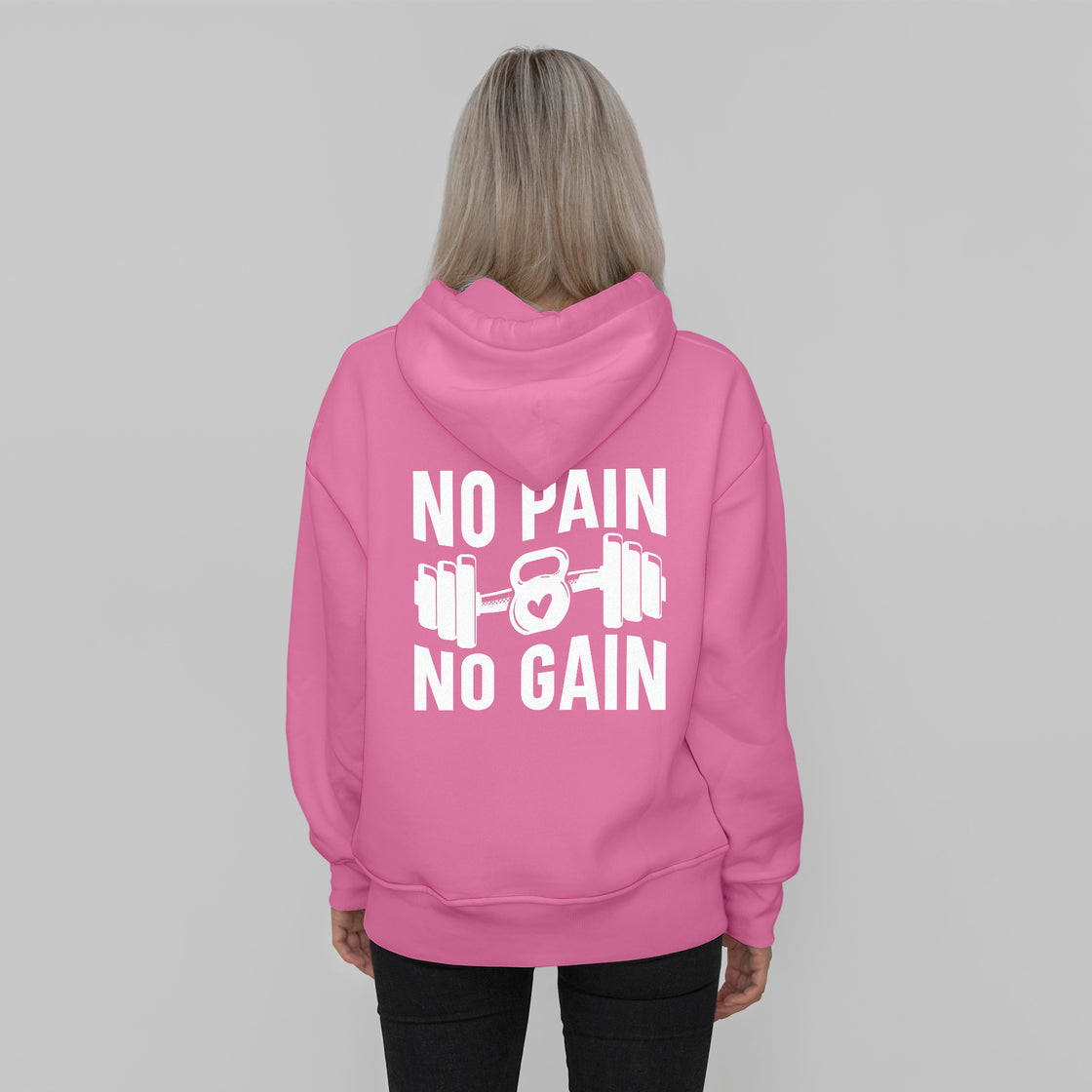 'No Pain No Gain' Hoodie - Custom Gifts 