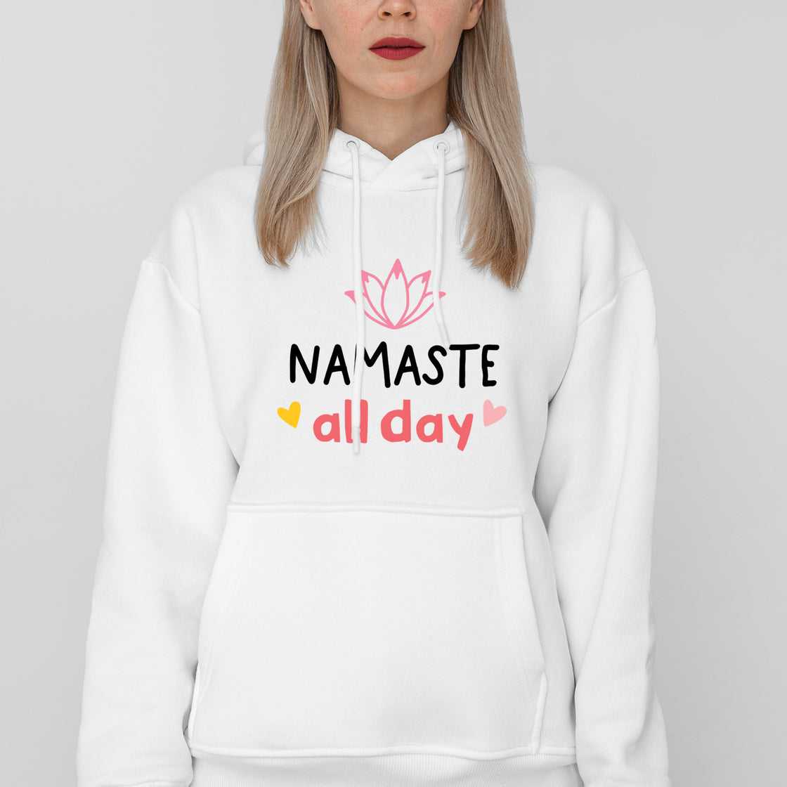'Namaste All Day' Hoodie - Custom Gifts 