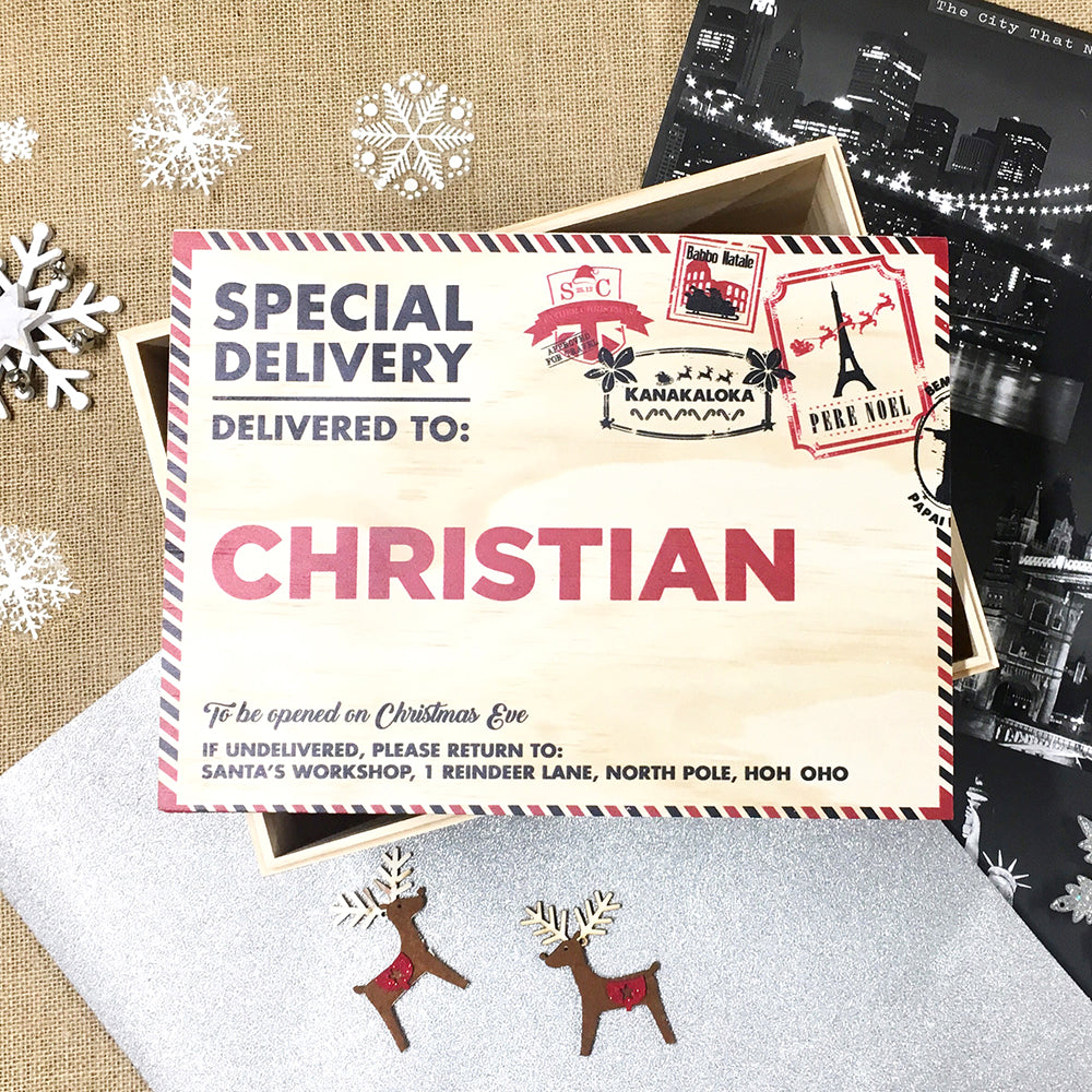 World Travel - Personalized Christmas Eve box - Custom Gifts 