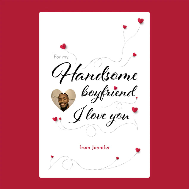 Personalised Photo Blanket - For My Boyfriend - Custom Gifts