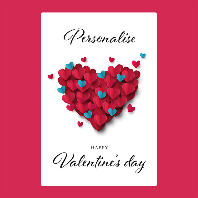 Personalised Blanket - Happy Valentines Day - Custom Gifts