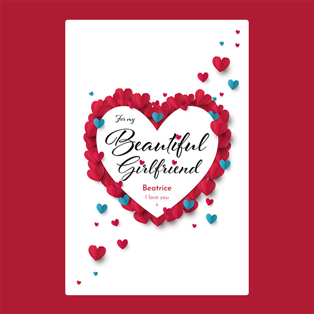 Personalised Blanket - For My Girlfriend - Custom Gifts