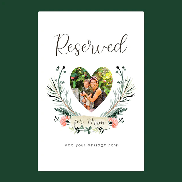 Personalised Photo Blanket - Reserved For Mum - Mothers Day Gift - Custom Gifts