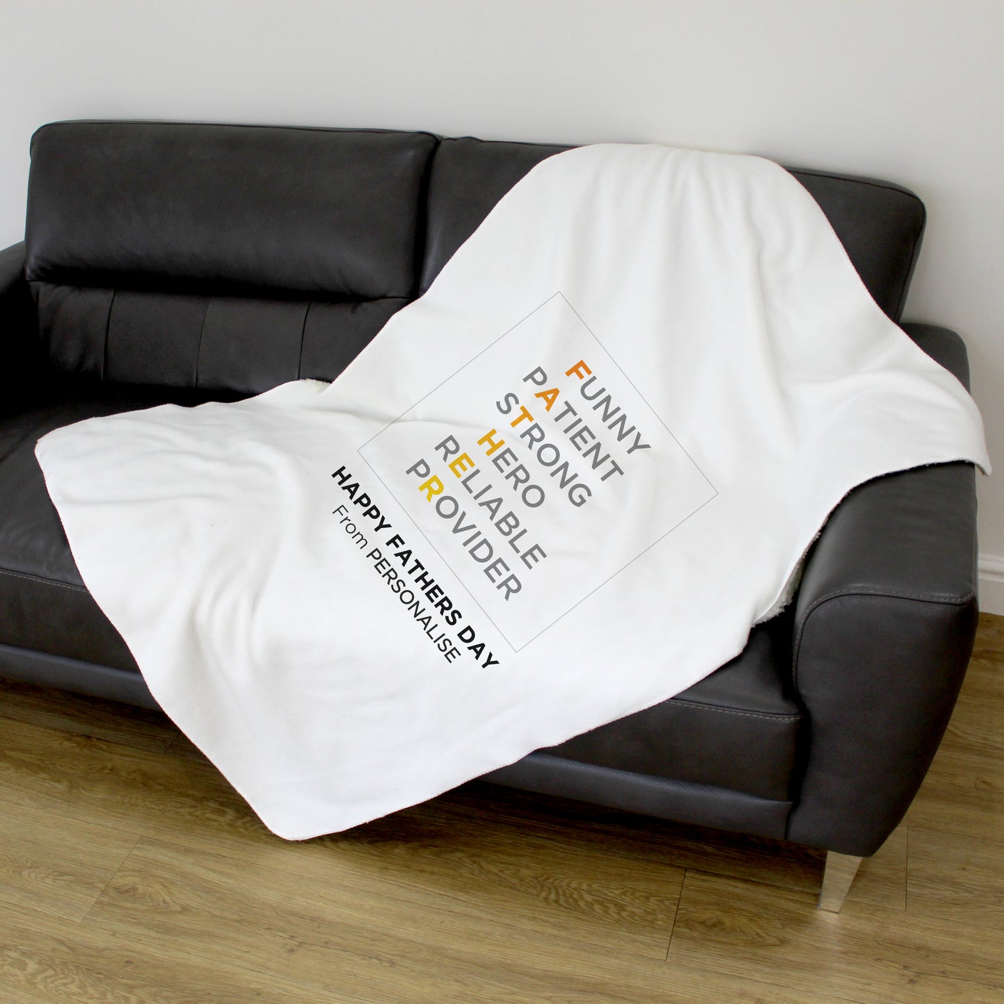 Personalised Fleece Blanket - Scrabble - Custom Gifts