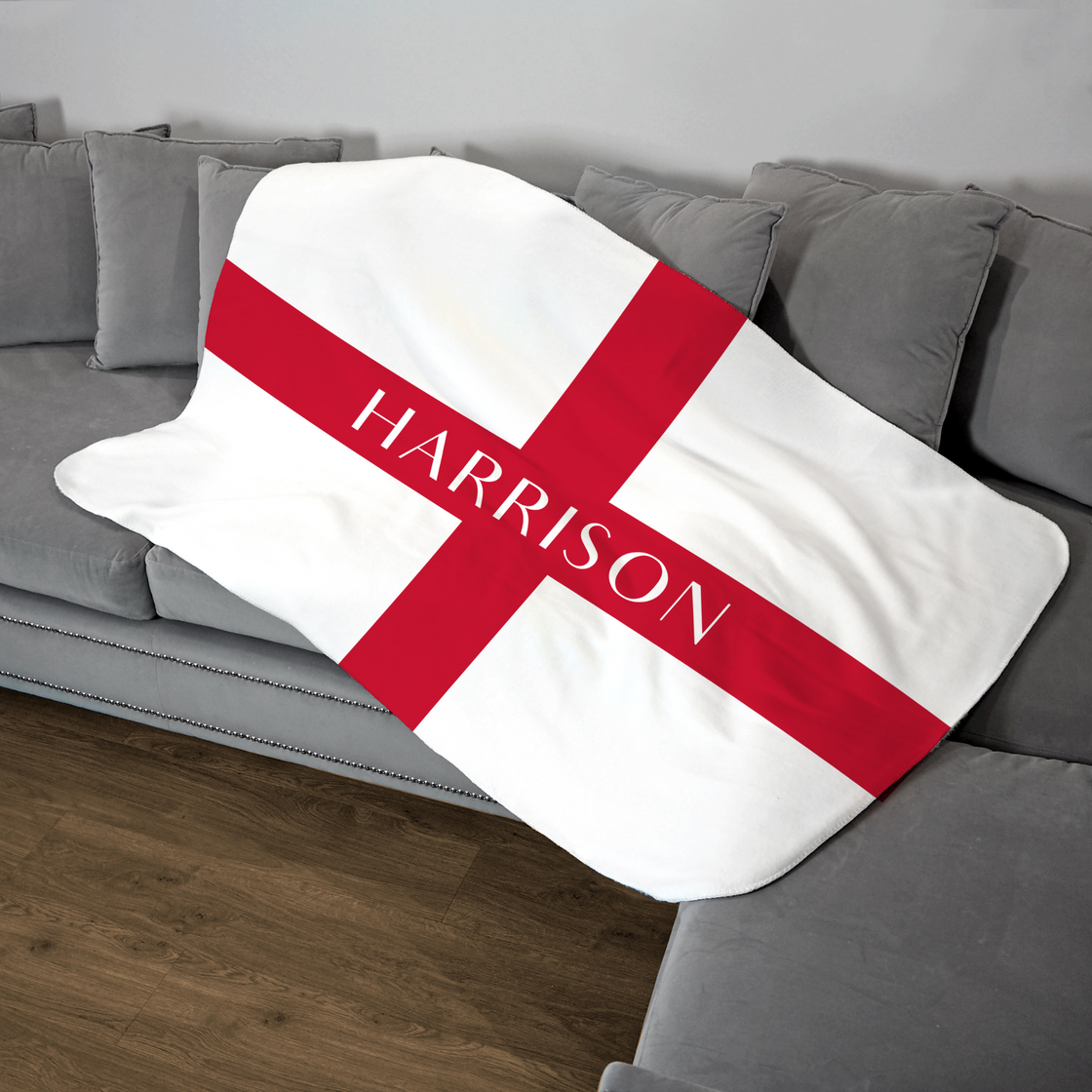 Personalised England Blanket - Custom Gifts 
