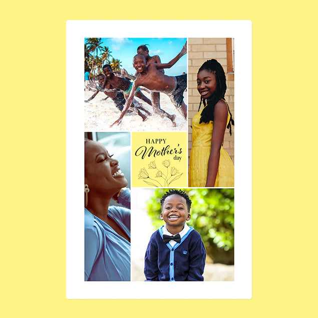 Four Photo Blanket - Happy Mothers Day! - Custom Gifts