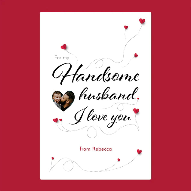 Personalised Photo Blanket - For My Husband - Custom Gifts