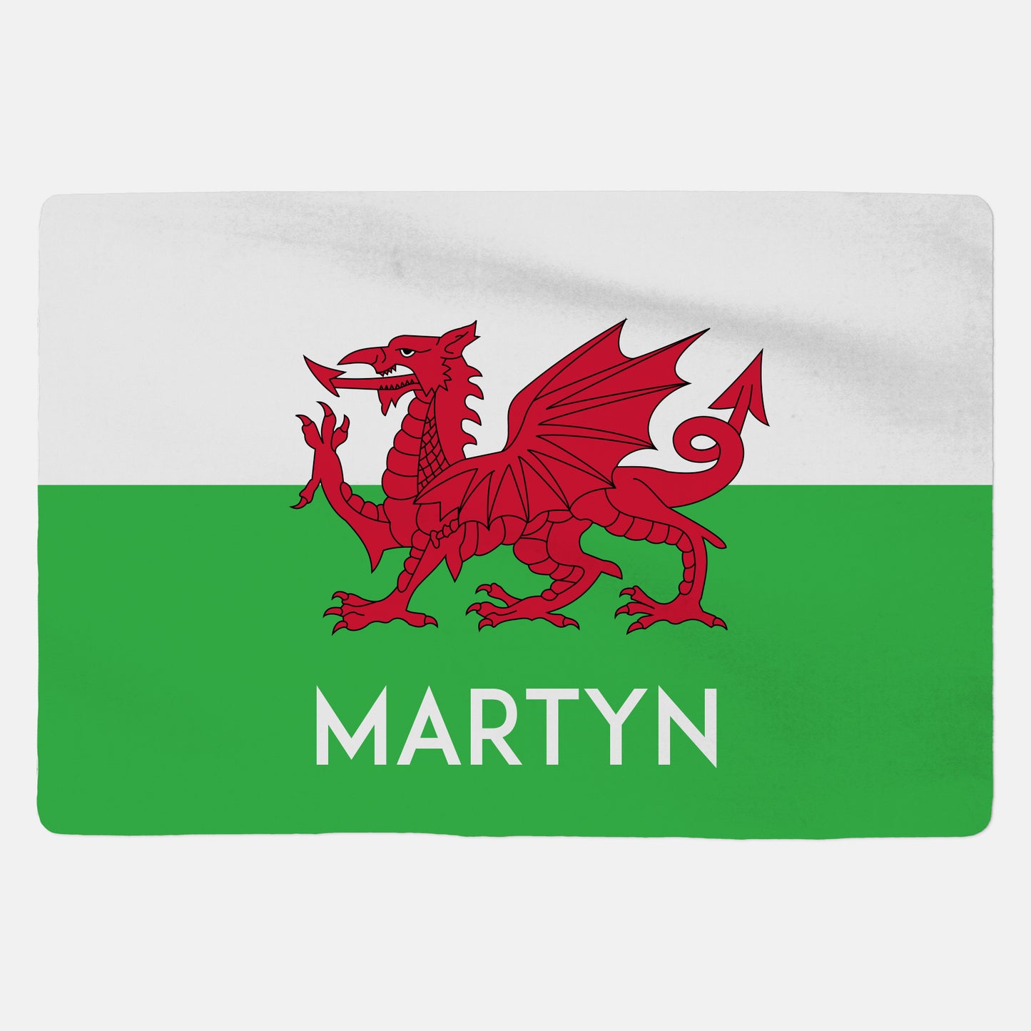 Personalised Welsh Blanket - Custom Gifts