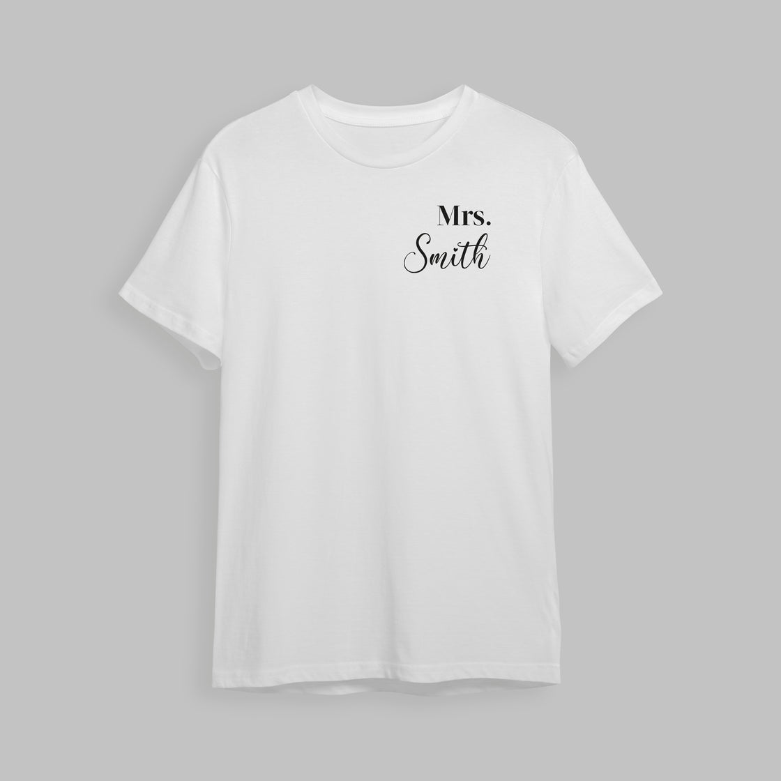 Personalised Mrs T-Shirt - Custom Gifts 