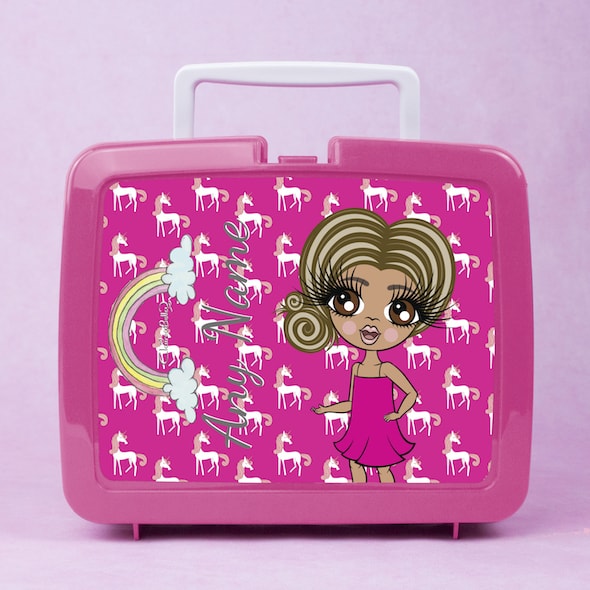 ClaireaBella Girls Unicorn Lunch Box - Image 1