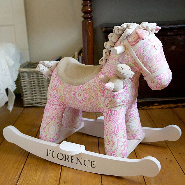 Pretty Rocking Horse Personalised Pixie & Fluff Rocking Horse (9 Months+) – Custom Gifts