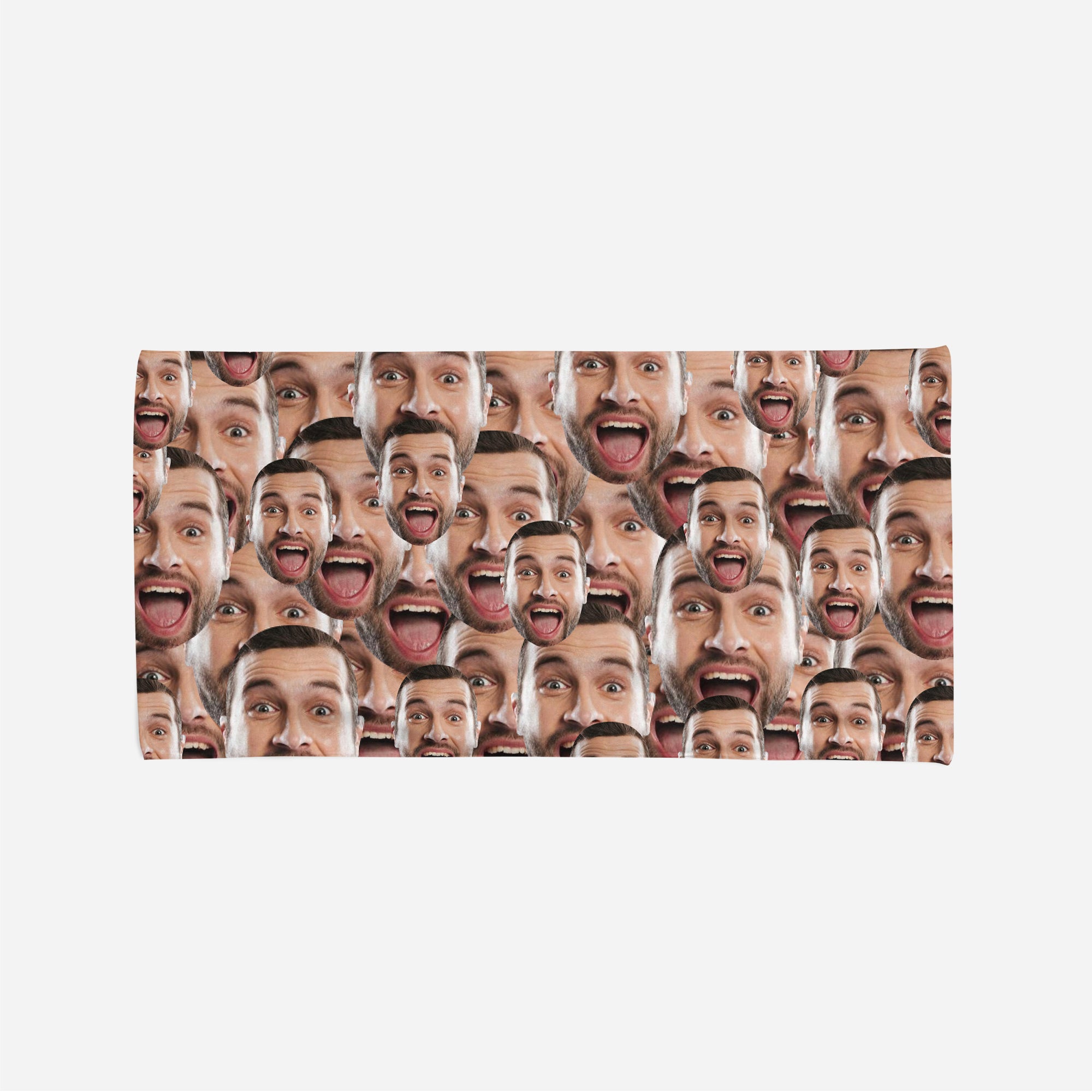 Add Your Face Large Beach Towel