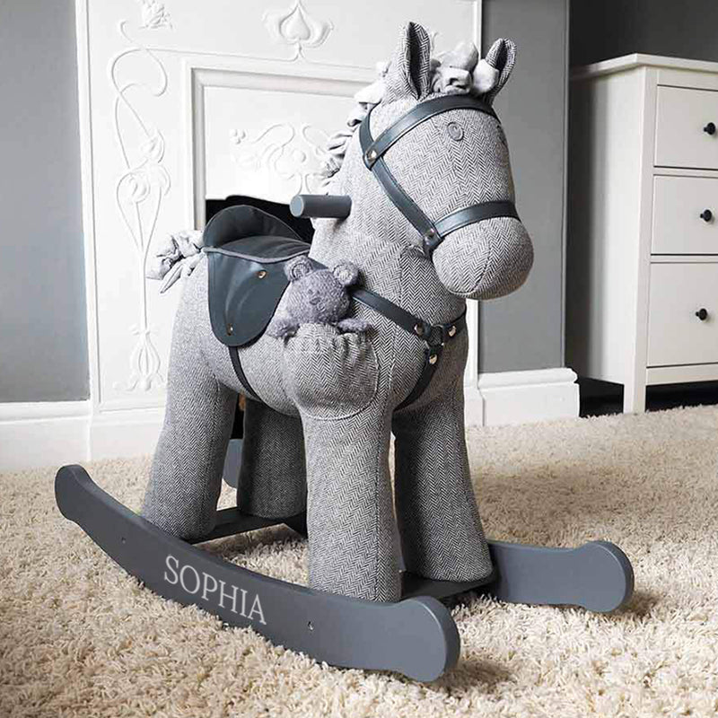 Personalised Stirling & Mac Rocking Horse (12 Months+) - Little Bird Told Me