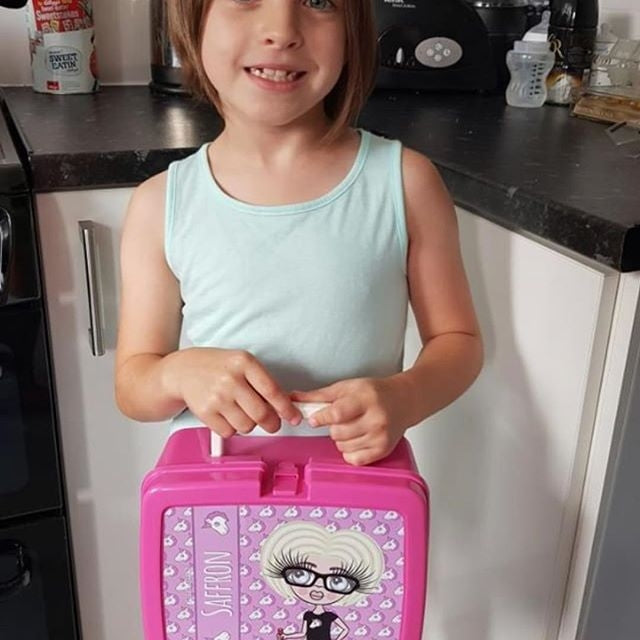 ClaireaBella Girls Unicorn Emoji Lunch Box - Image 2