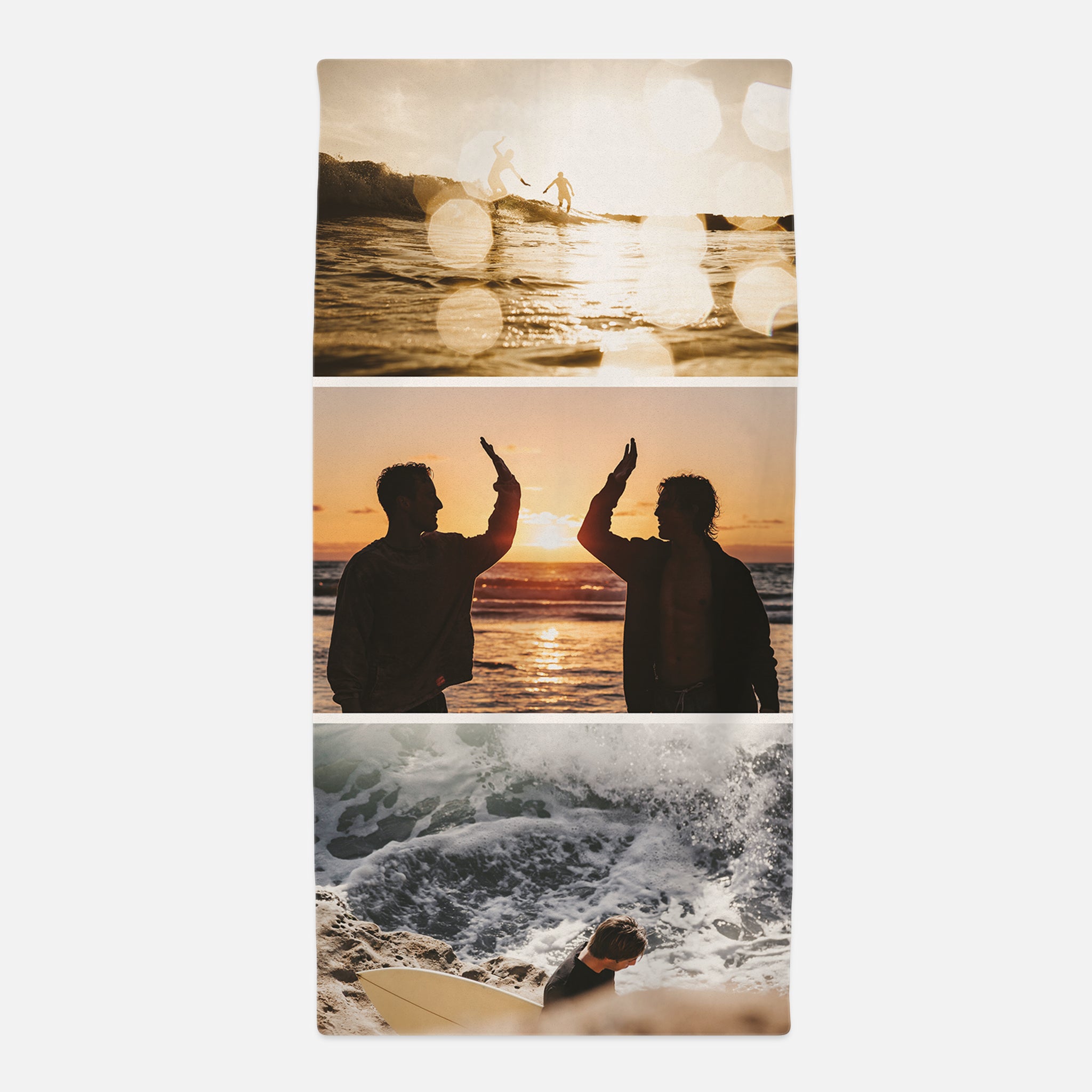 Three Photo Upload Towel - 80 x 160