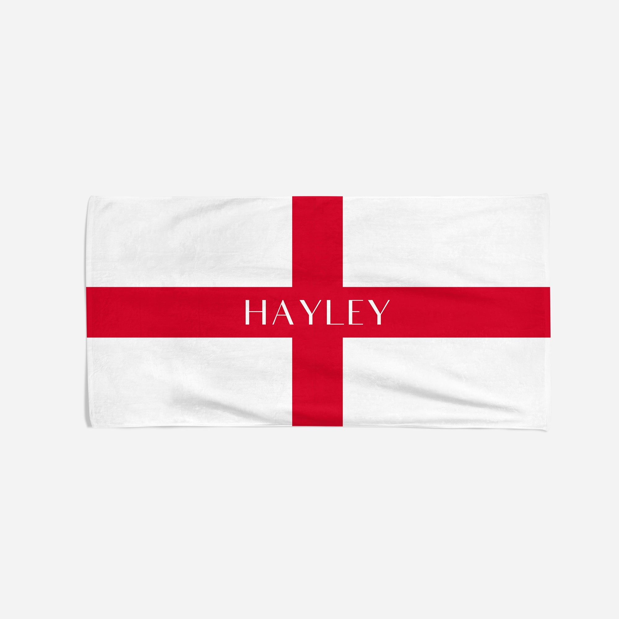 Personalised England Beach Towel - Large