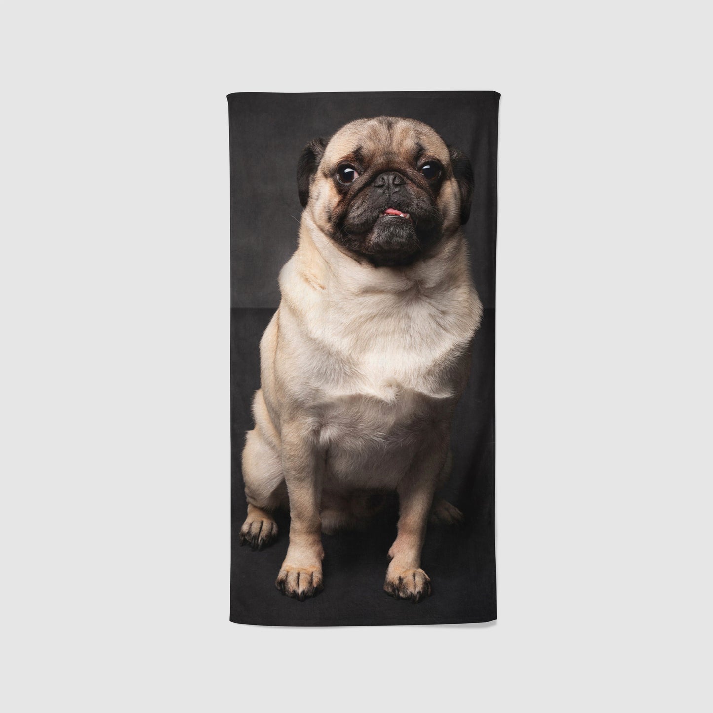 Single Photo Upload Beach Towel Pets