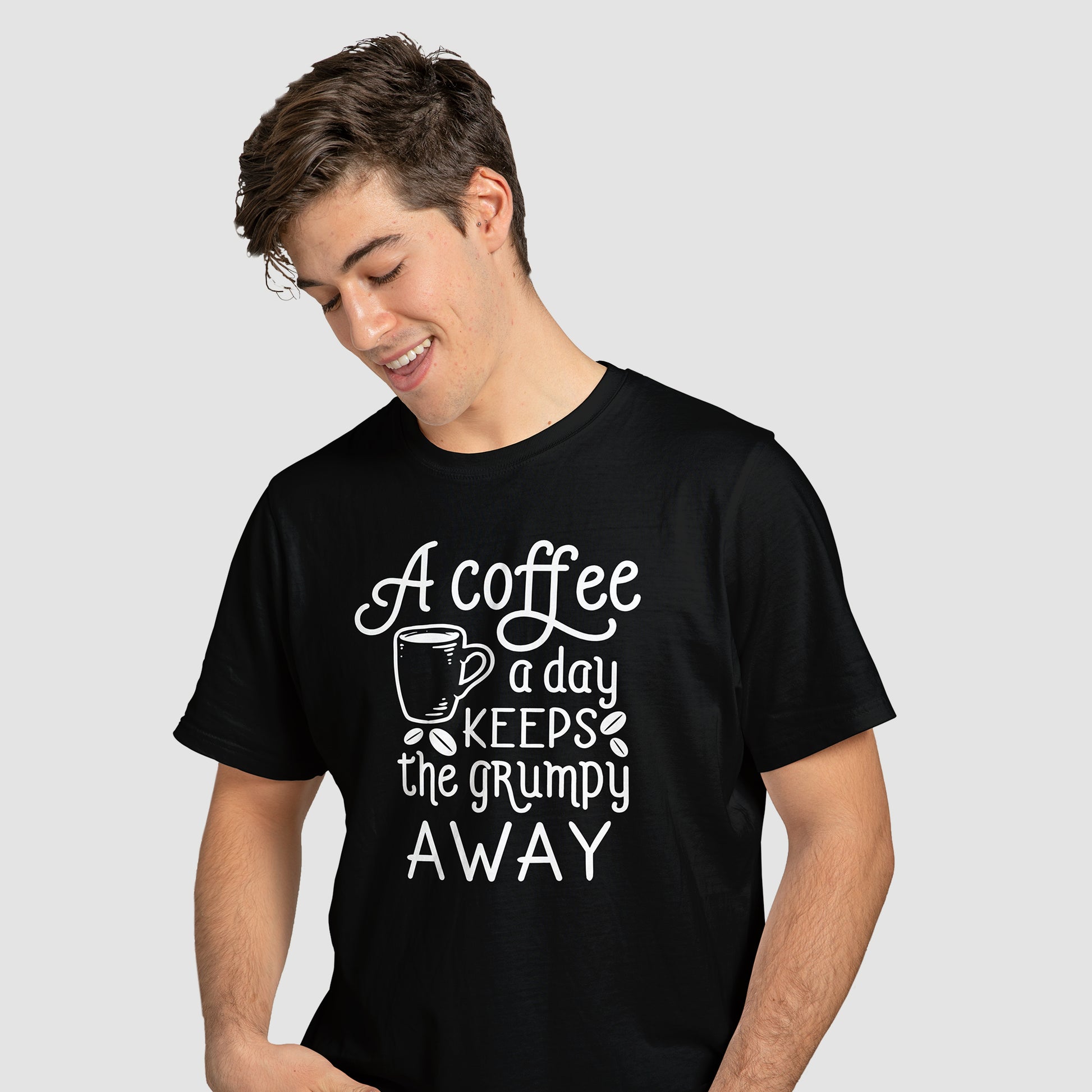 A Coffee a Day - T-Shirt - Custom Gifts 