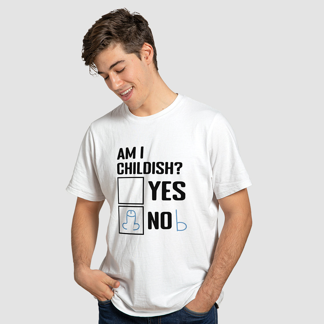 "Am I Childish?" T-Shirt - White