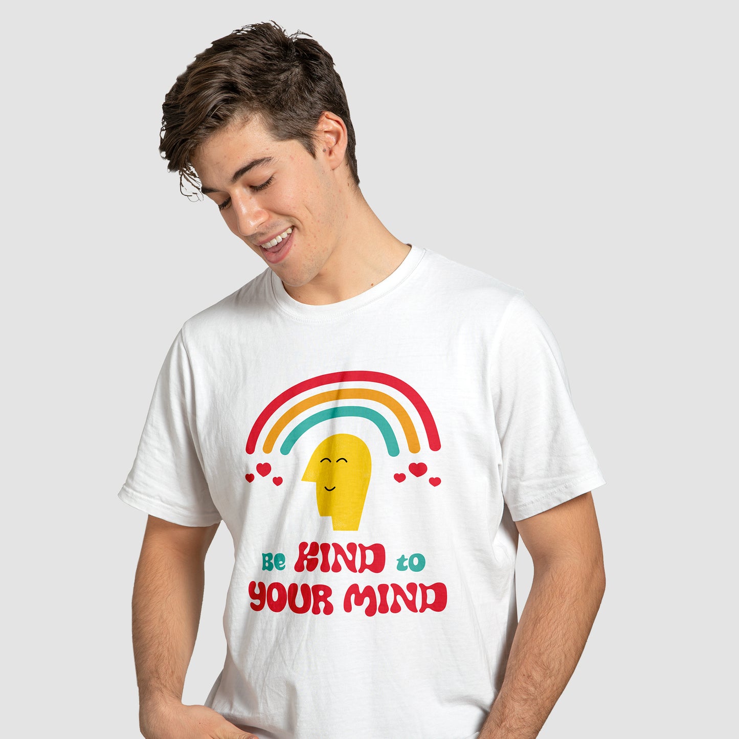 Be Kind To Your Mind Rainbow - T-Shirt