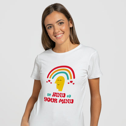 Be Kind To Your Mind Rainbow - T-Shirt