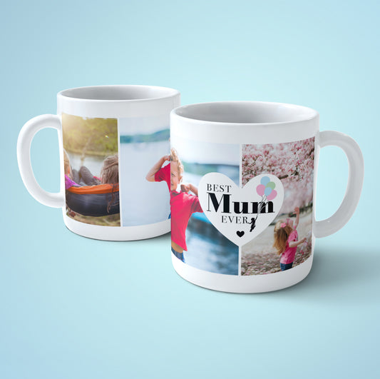 Personalised Mothers Day Mug - Balloons