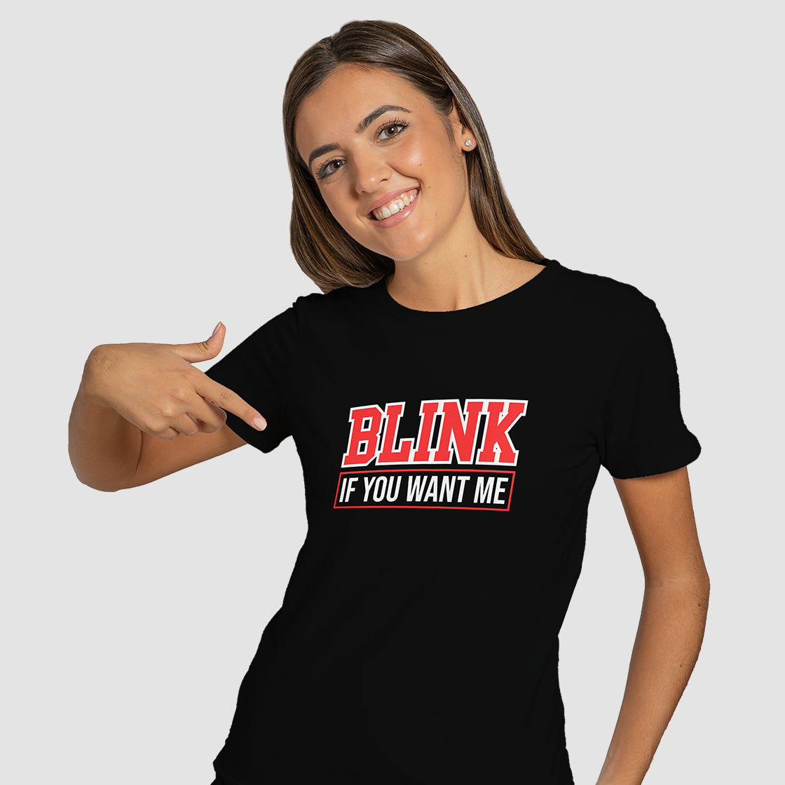 "Blink if You Want Me" T-Shirt