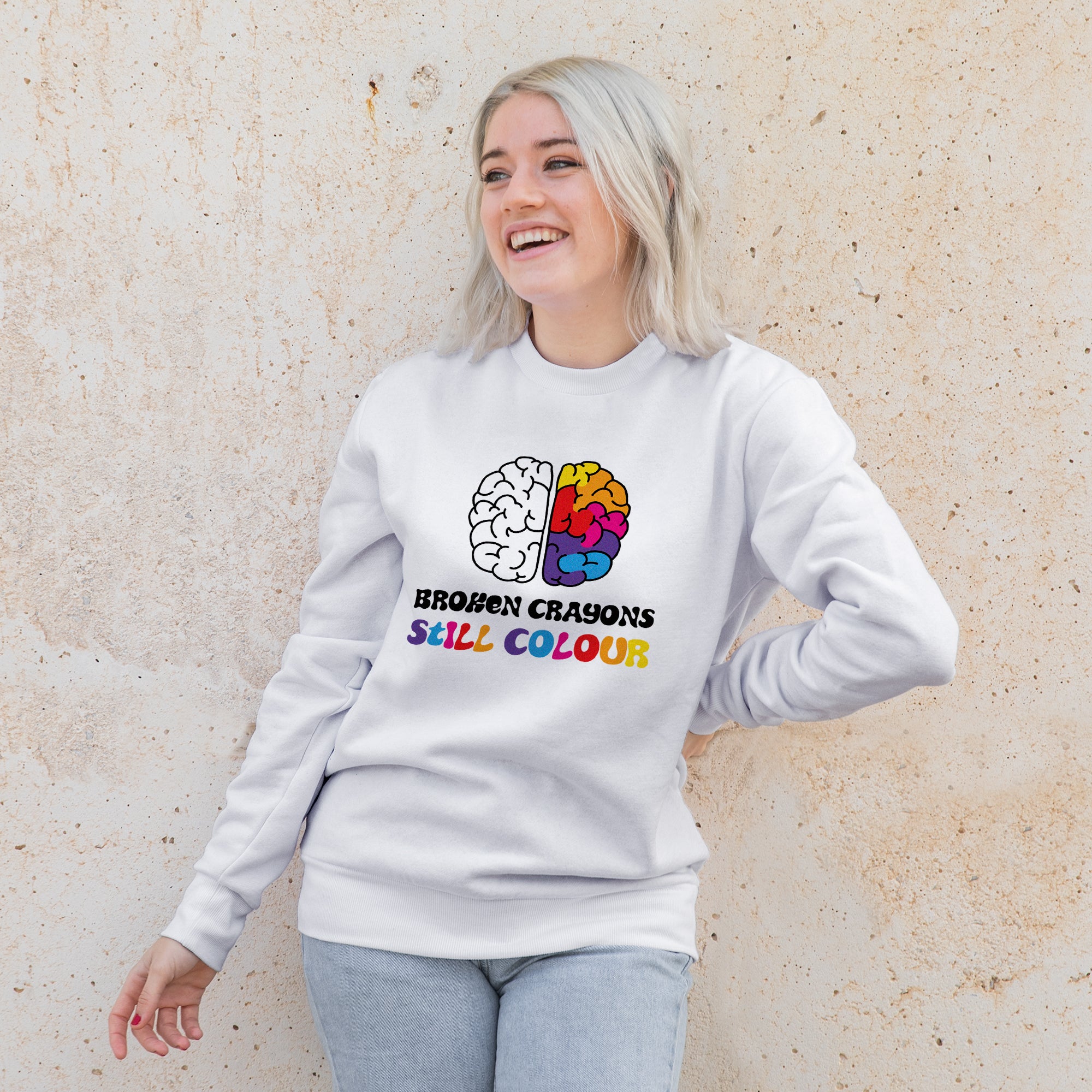 Broken Crayons Still Colour (Brain) - Sweater