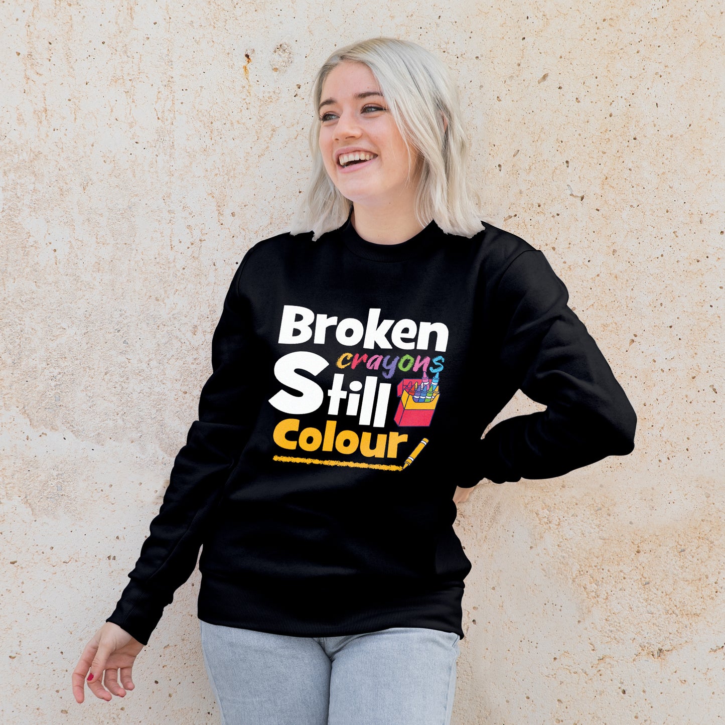 Broken Crayons Still Colour - Sweater