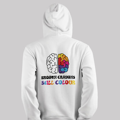 Broken Crayons Still Colour (Brain) - Hoodie