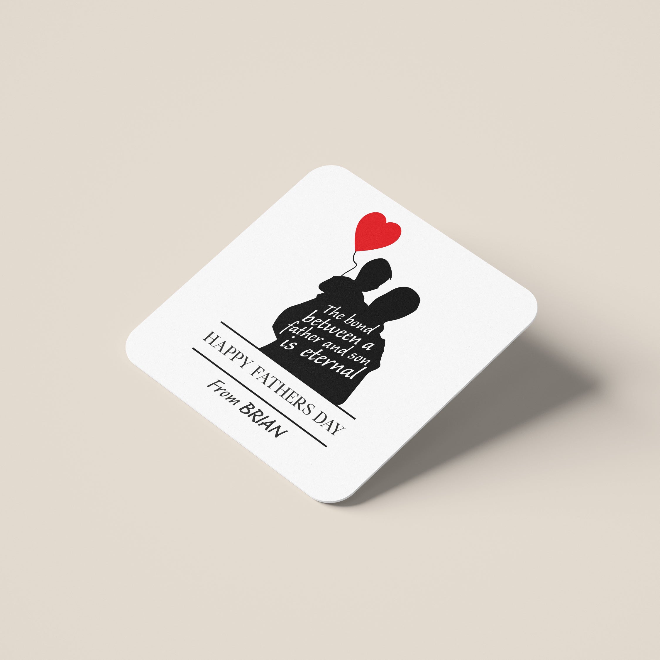 Personalised Coaster - Father and Son Bond