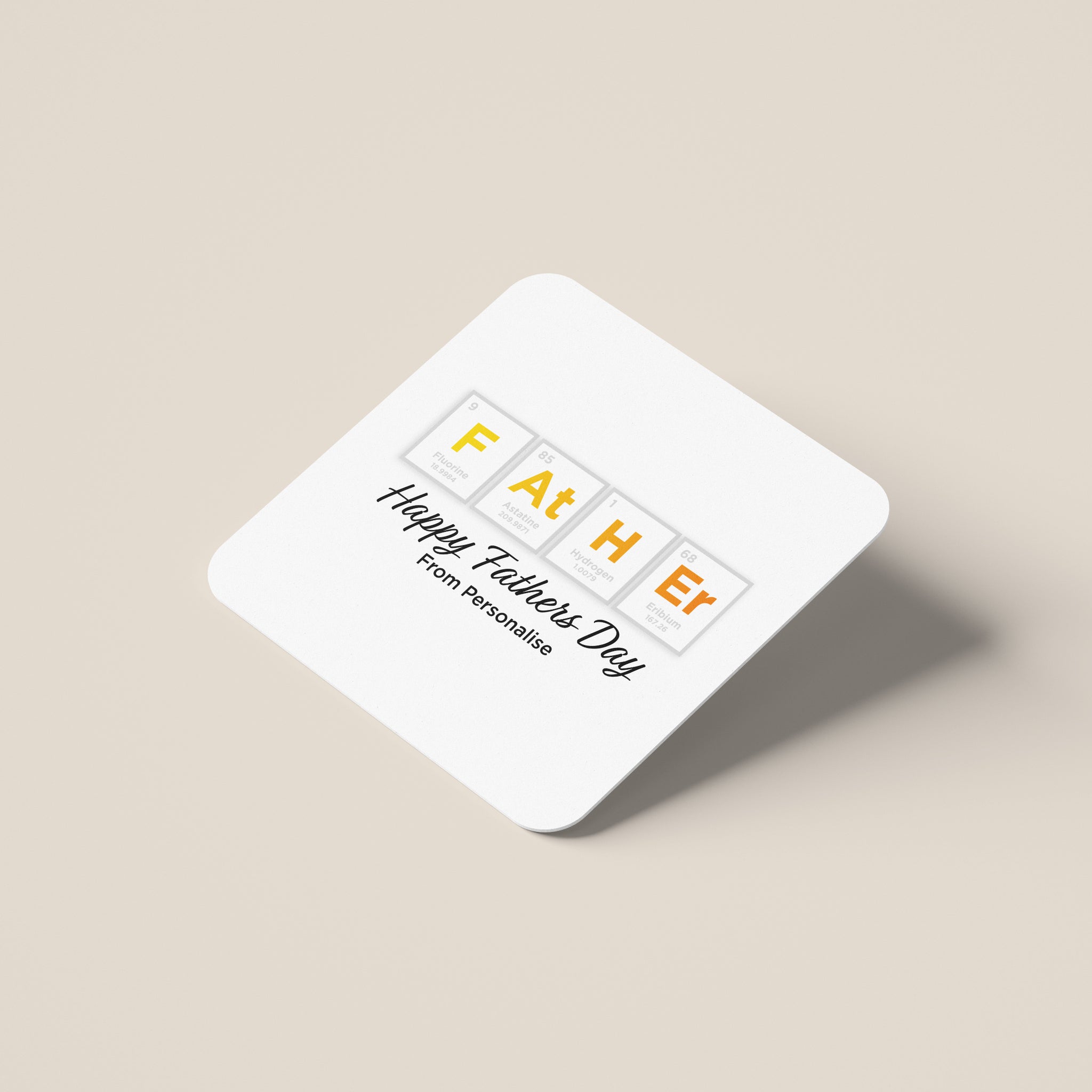 Personalised Coaster - Peridoic Table