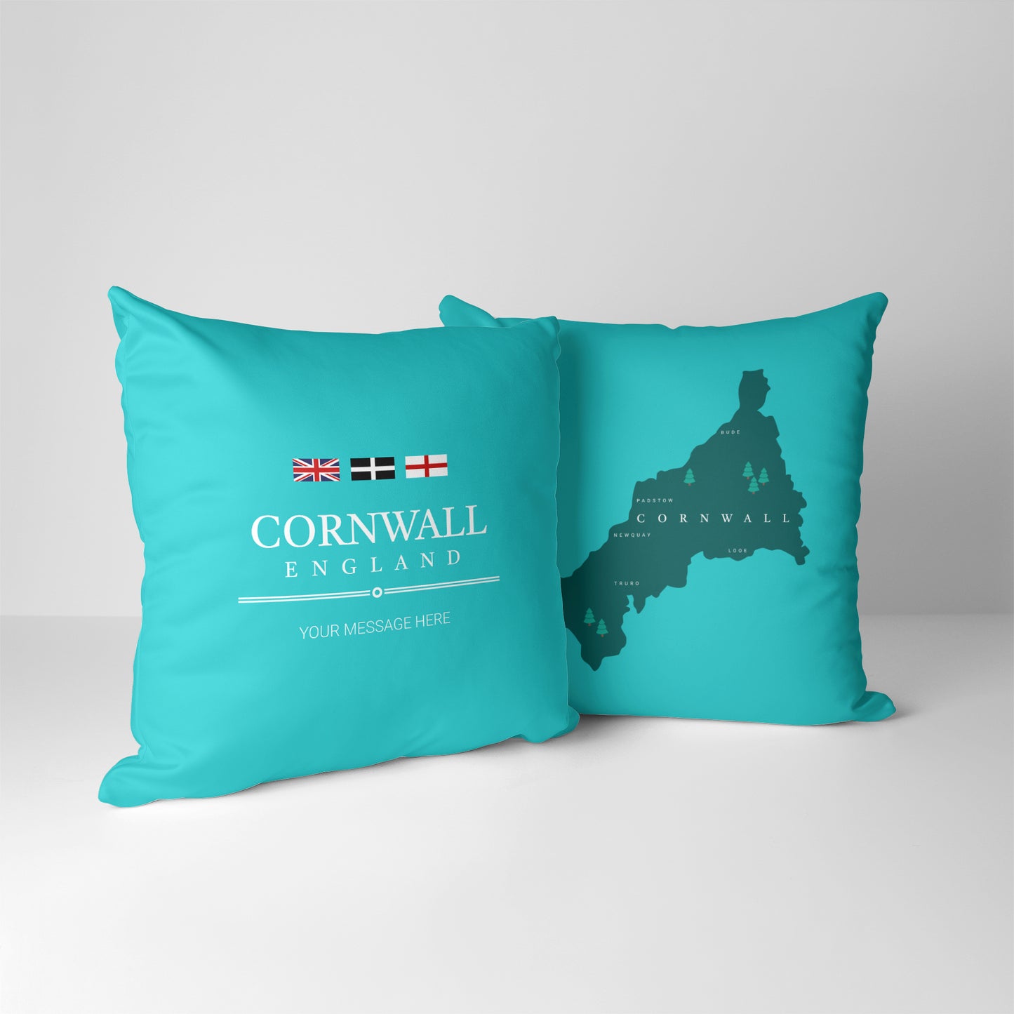 Personalised County Cushion - Cornwall